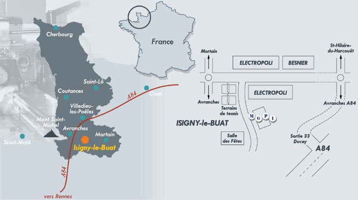 MGPI, m�canique g�n�rale et de pr�cision � Isigny-le-Buat, dans la Manche, en Normandie